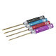 Rockamp - Set Innensechskant 1.5 / 2.0 / 2.5 / 3.0mm HSS Titan beschic (RA50350)