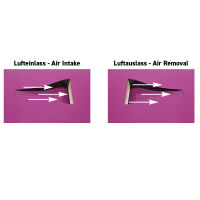 Carbon NACA Air Intake L 0.5 g (2 pcs)