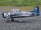 VQ Model - T-28 Trojan silber/blau - 1770mm