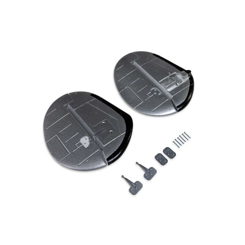 Horizon Hobby - Vertical Fins Left and Right: Beechcraft D18 (EFL106256)