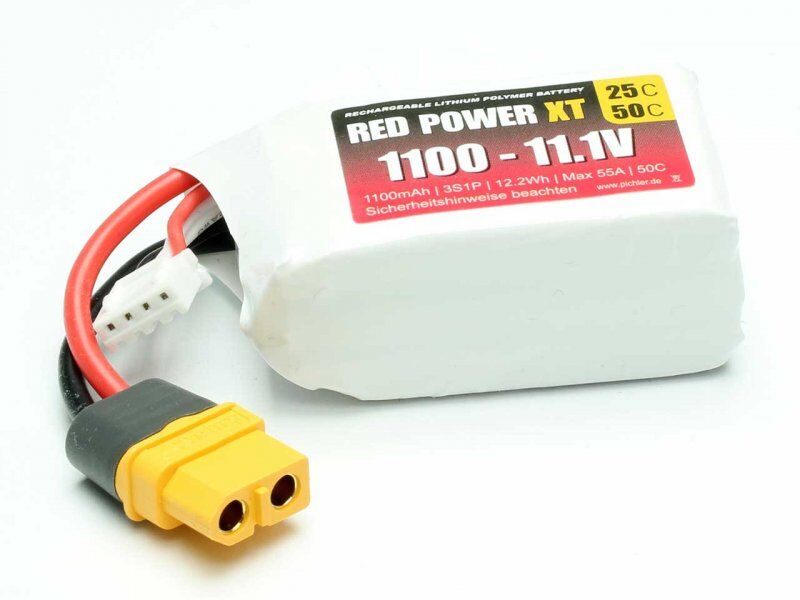 Red Power - LiPo Akku 1100mAh 3S 11,1V