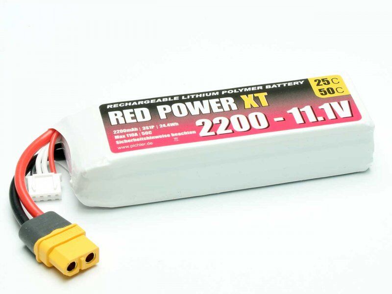 Red Power - LiPo Akku 2200mAh 3S 11,1V