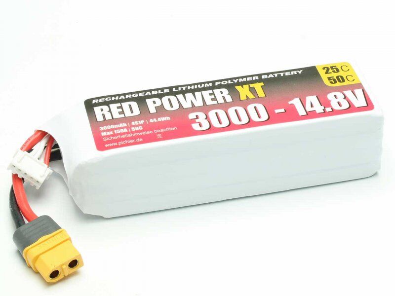 Red Power - LiPo Akku 3000mAh 4S 14,8V