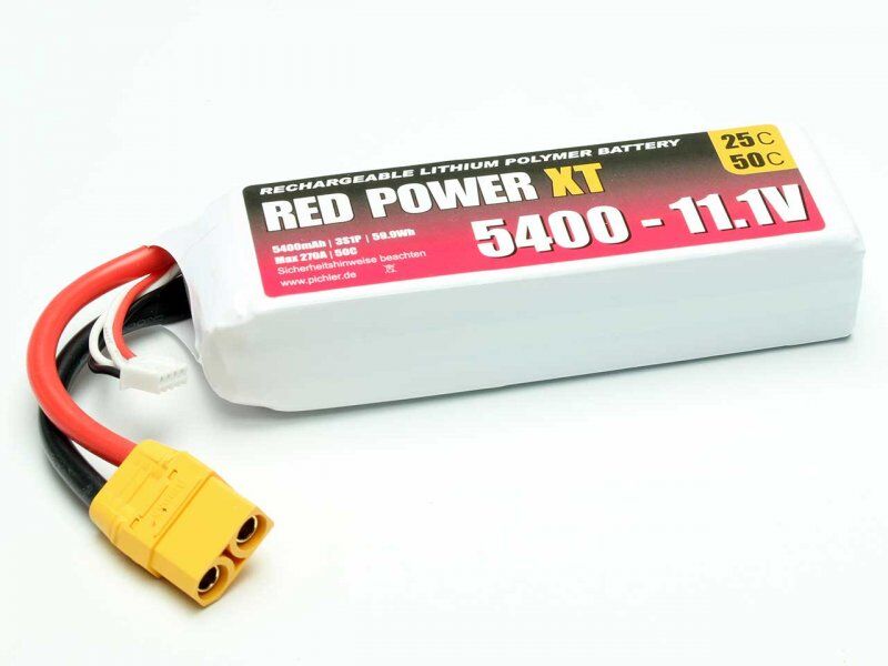 Red Power - LiPo Akku 5400mAh 3S 11,1V