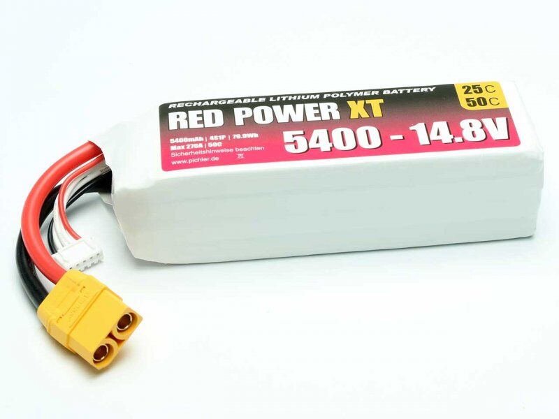 Red Power - LiPo Akku 5400mAh 4S 14,8V