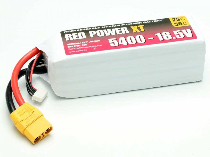 Red Power - LiPo Akku 5400mAh 5S 18,5V