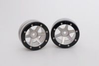 Metasafil - Beadlock Wheels PT- Slingshot Silber/Schwarz...