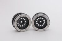 Metasafil - Beadlock Wheels PT-Bullet Schwarz/Silber 1.9...