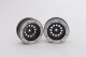 Metasafil - Beadlock Wheels PT-Bullet Schwarz/Silber 1.9 (2 St.)  (MT0020BS)