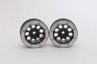 Metasafil - Beadlock Wheels PT- Ecohole Schwarz/Silber...
