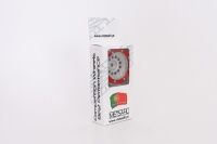 Metasafil - Beadlock Wheels PT-Bullet Silber/Rot 1.9 (2 St.)  (MT0020SR)