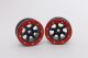 Metasafil - Beadlock Wheels PT- Claw Schwarz/Rot 1.9 (2 St.)  (MT0060BR)