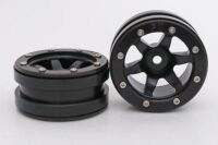 Metasafil - Beadlock Wheels PT- Wave Schwarz/Schwarz 1.9...