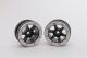 Metasafil - Beadlock Wheels PT- Wave Schwarz/Silber 1.9 (2 St.)  (MT0070BS)