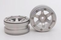 Metasafil - Beadlock Wheels PT- Wave Silber/Silber 1.9 (2...