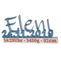 individueller Aufsteller 3D Druck Birth zur Geburt
