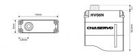HV06N neutral HV Servo 6mm - 2,6 kg