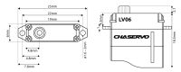 LV06 stehend LV Servo 6mm - 1,9 kg