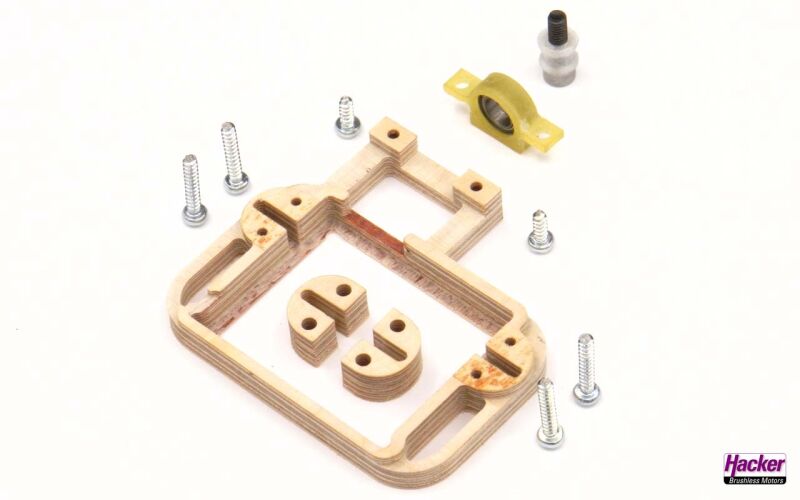 RCsolutions Servobefestigungsrahmen DITEX EL0907M mit Kugellager links (A90837)
