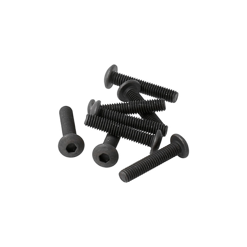 PR Racing - Button Head Cap Screw M3x15mm (8) (PR80400057)