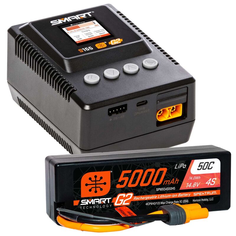 Spektrum - Smart Powerstage 5000mAh 4S LiPo S155 Charger