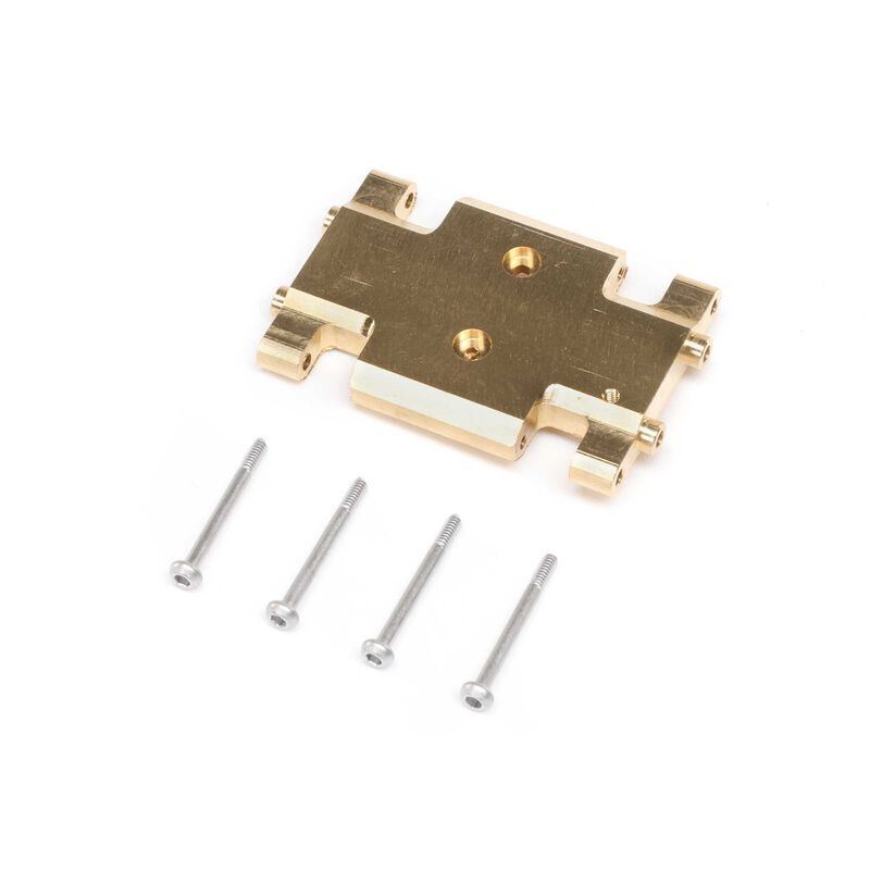 Horizon Hobby - Chassis Skid Plate, Brass 19.5g: AX24 (AXI301002)