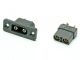 XT90E-M Einbaustecker für Lipo Akku Set (schwarz)