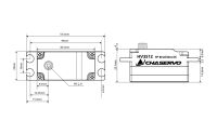 HV3512 standing HV Servo 20mm - 40 kg
