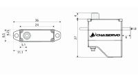 HV85 stehend HV Servo 8,5mm - 8.9 kg