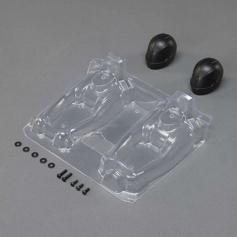 Horizon Hobby - Driver Panel & Helmets(2):RZRRey (LOS230109)