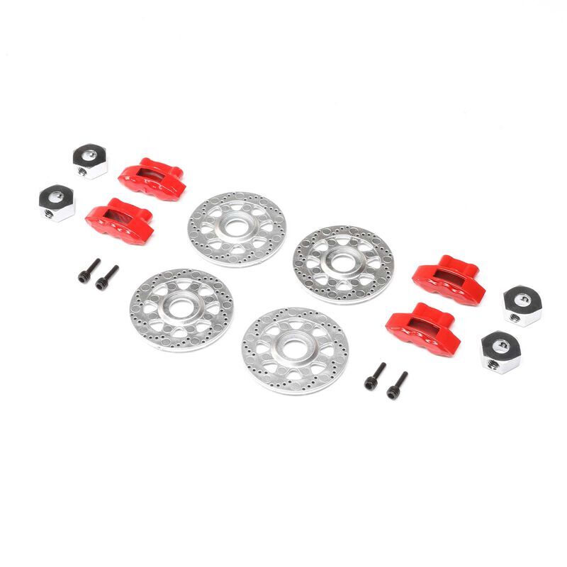 Horizon Hobby - BrakeSetw/WheelHex&Pin(4):RZRRey (LOS232076)