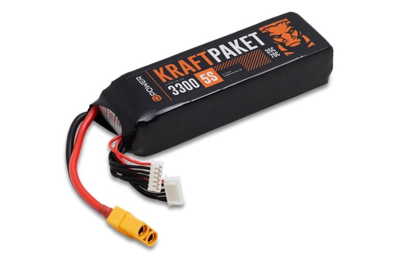 D-Power - Kraftpaket 3300mAh 5S 18,5V LiPo XT90 - 35C