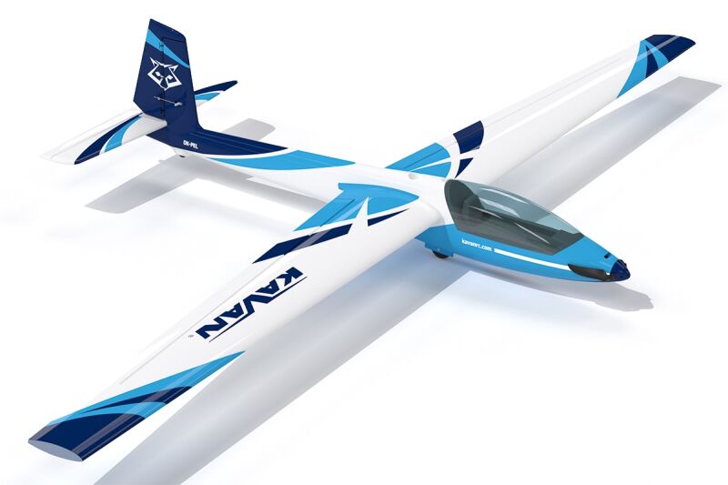 Kavan - Swift S-1 Semiscale blau ARF - 2400mm