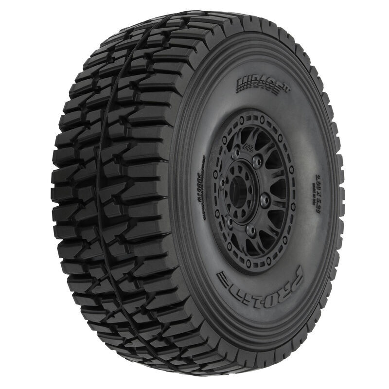 Horizon Hobby - 1/7 Mirage TT Fr/Rr MT Tires Mtd 17mm Blk Raid (2) (PRO1022410)