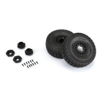Horizon Hobby - 1/7 Mirage TT Fr/Rr MT Tires Mtd 17mm Blk Raid (2) (PRO1022410)