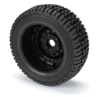 Horizon Hobby - 1/7 Mirage TT Fr/Rr MT Tires Mtd 17mm Blk Raid (2) (PRO1022410)