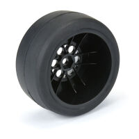 Horizon Hobby - 1/16 Reaction Rr Tires MTD 7mm Blk/Sil:MiniDrag(2) (PRO1021810)