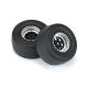 Horizon Hobby - 1/16 Reaction Rr Tires MTD 7mm Blk/Sil:MiniDrag(2) (PRO1021810)