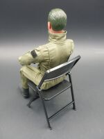 Jet Pilot Ganzkörper mit grüner Uniform 300 x 95 mm - 1:6