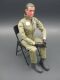 Jet Pilot Ganzkörper mit grüner Uniform 300 x 95 mm - 1:6