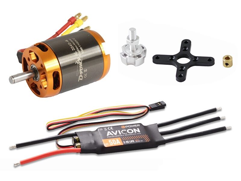 D-Power - brushless Set AL3548-4 & AVICON 50A Regler
