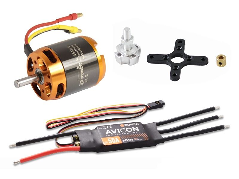 brushless Set AL3542-5 & AVICON 50A Regler