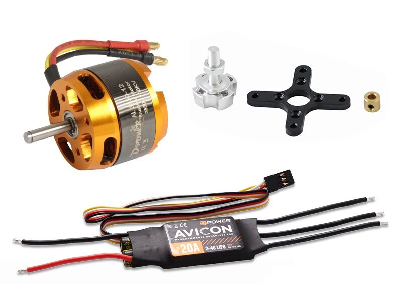 D-Power - brushless Set AL3530-12 & AVICON 20A ESC