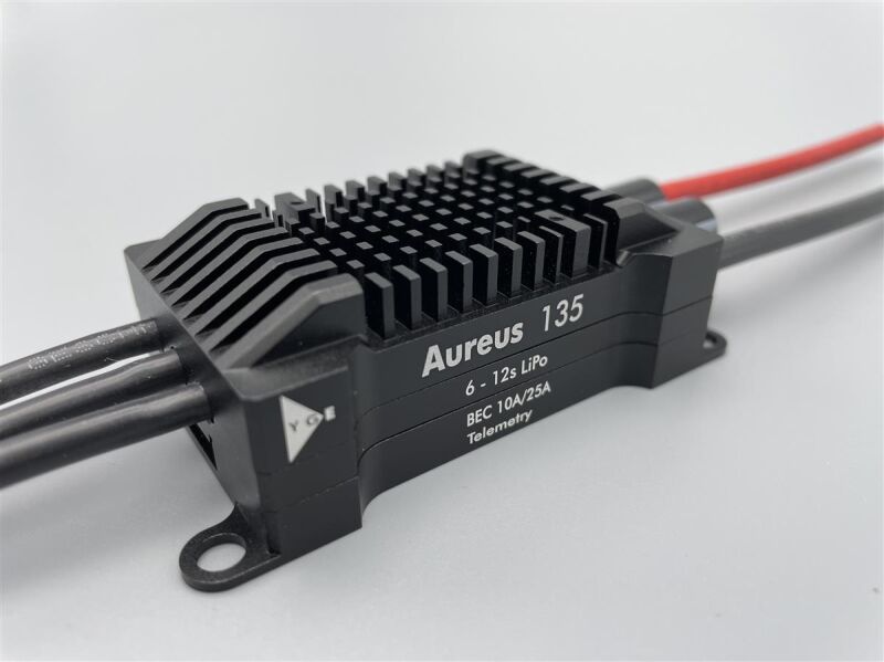 YGE 135 HVT Aureus Telemetrie black edition
