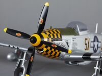 Derbee P-51D Mustang Warbird PNP yellow - 750mm