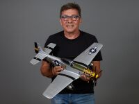 Derbee P-51D Mustang Warbird PNP yellow - 750mm