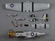 Derbee P-51D Mustang Warbird PNP yellow - 750mm