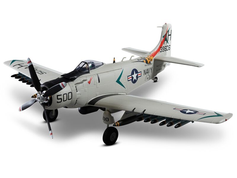 Derbee A1 Skyraider Warbird PNP grey - 800mm