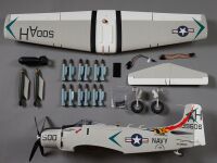 Derbee A1 Skyraider Warbird PNP grey - 800mm