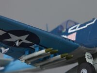 Derbee F4U Corsair Warbird PNP blau - 750mm